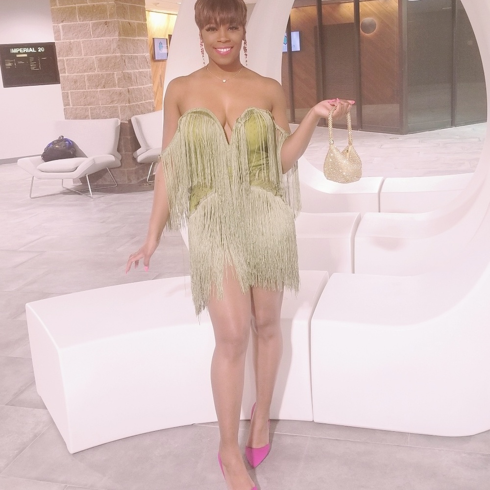 Daphane Green dress